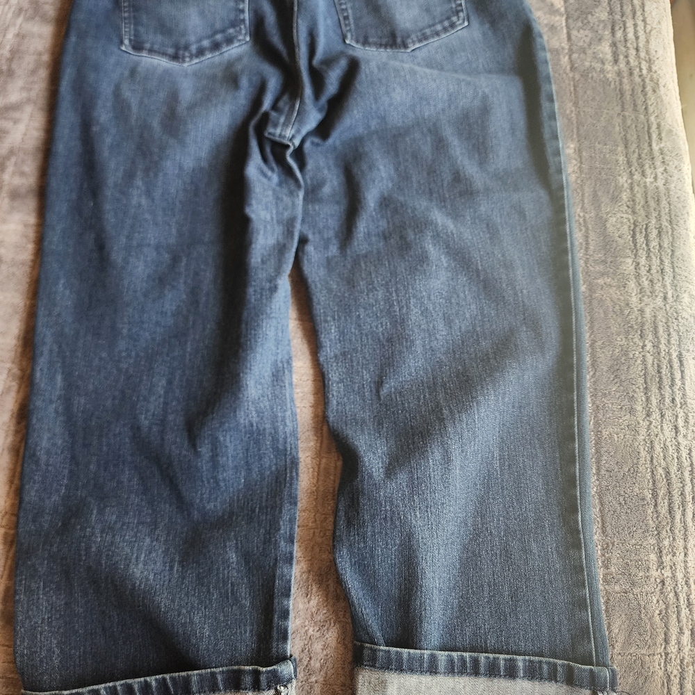 Gloria Vanderbilt Amanda Dark Blue Straight-Leg Jeans